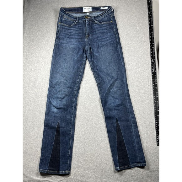 Womens FRAME Denim Le High Straight Fit Stretch Jeans 24 (measures 26) - Picture 5 of 8